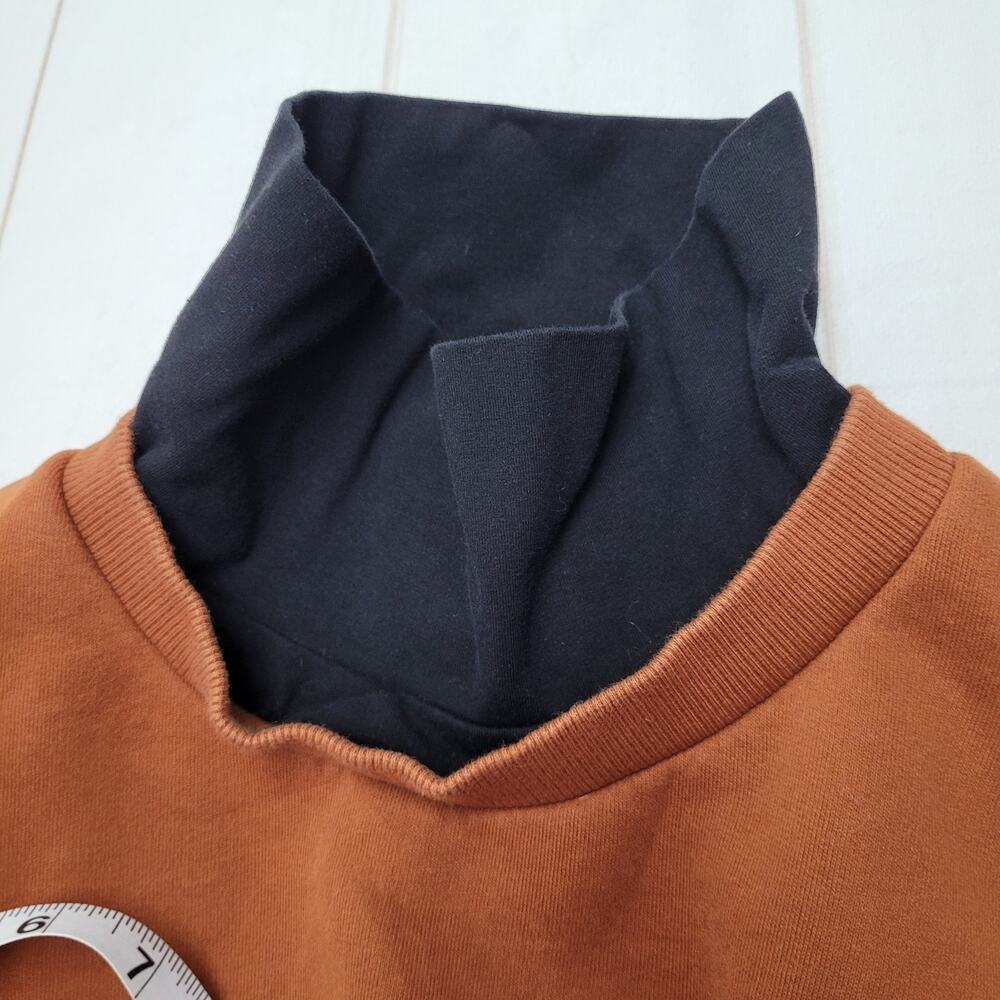 Lazy Oaf Squish Face Layer Crew Sweater Pullover … - image 8